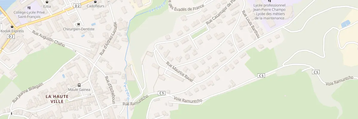 Plan du 18 Rue des Évadés de France à Mauléon-Licharre