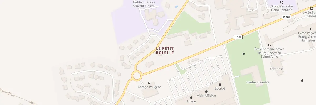 Plan du 23 Rue Gounod à Segré-en-Anjou Bleu
