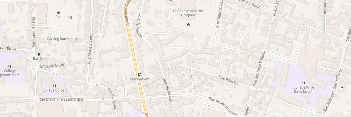 Plan du 40 Rue de Roussel à Cholet