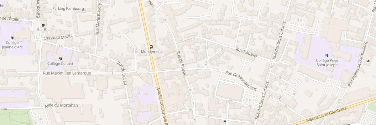 Plan du 24 Rue Mondement à Cholet