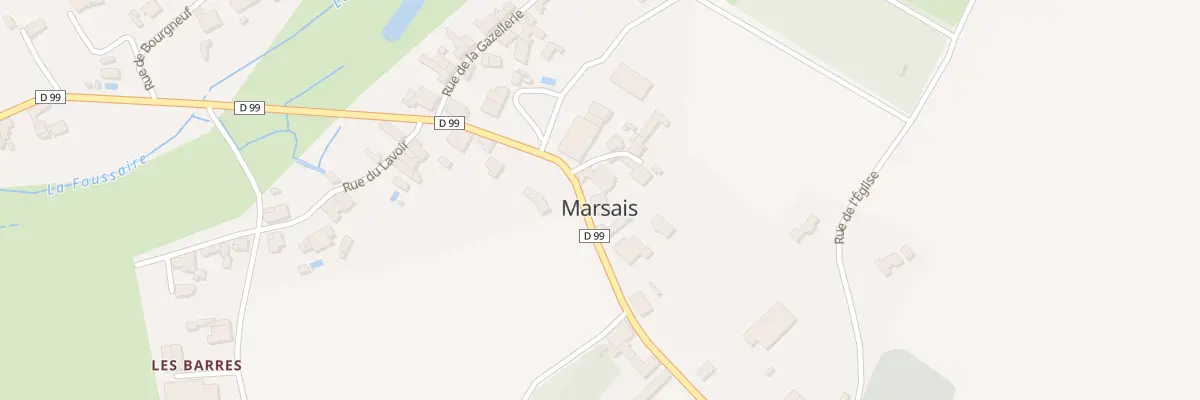 Plan du 5 Rue du moutier à Marsais-Sainte-Radégonde