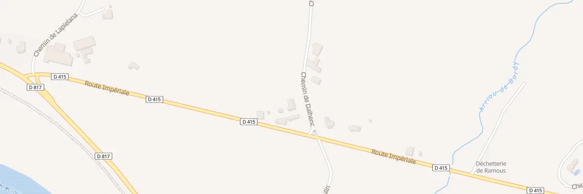 Plan du 65 Che de Dailhenc à Ramous