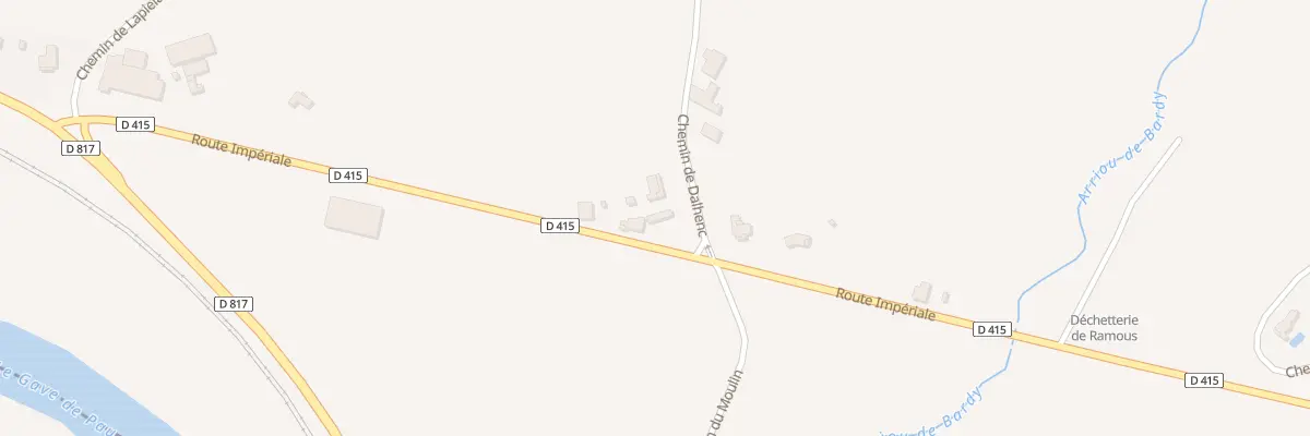 Plan du 471 Rte Impériale à Ramous