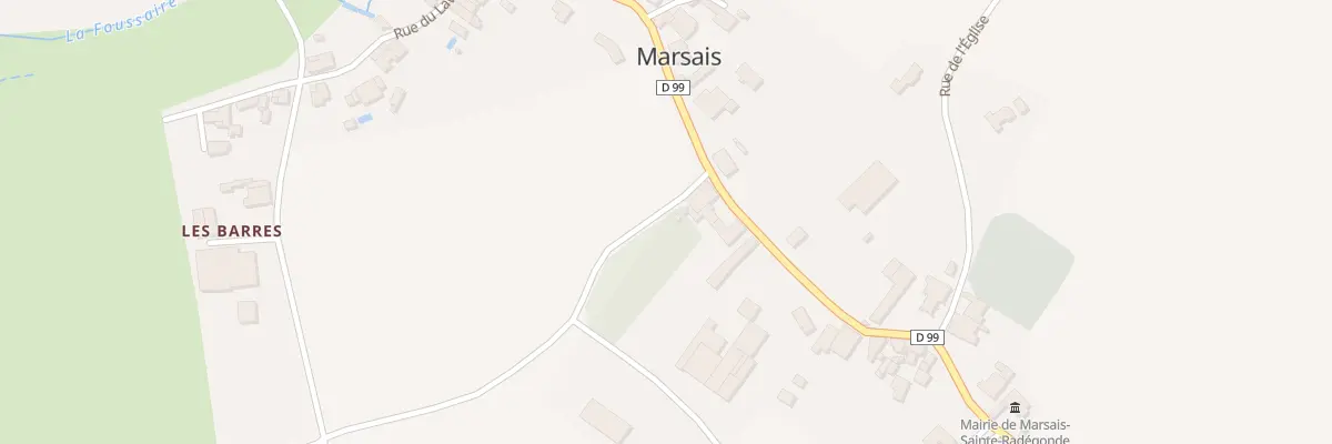 Plan du 30 Rue du moutier à Marsais-Sainte-Radégonde