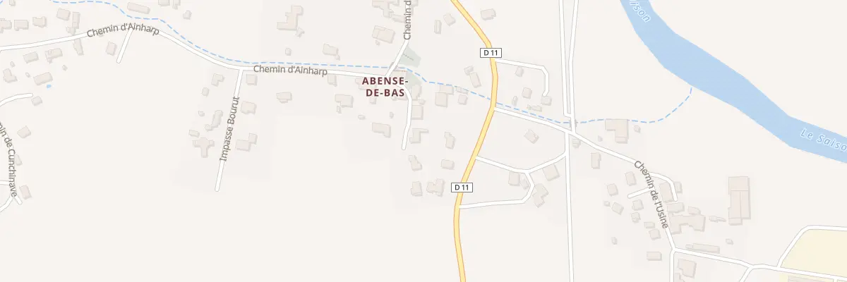 Plan du 5 Rue du Vieux-Chemin à Viodos-Abense-de-Bas