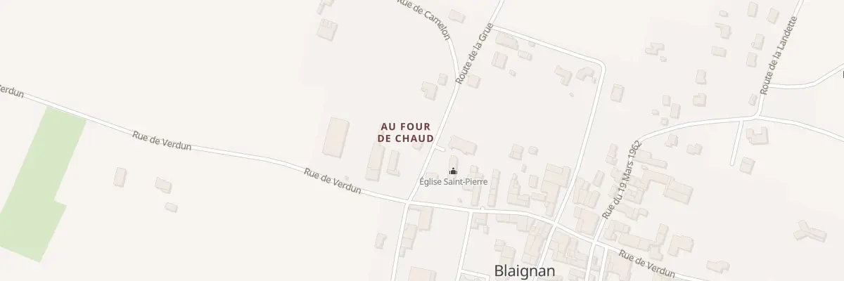 Plan du 4 Rue de Camelon à Blaignan-Prignac