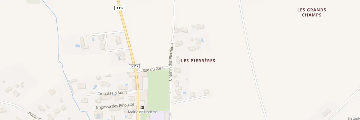 Plan du 14 Che des Pierrieres à Nancras