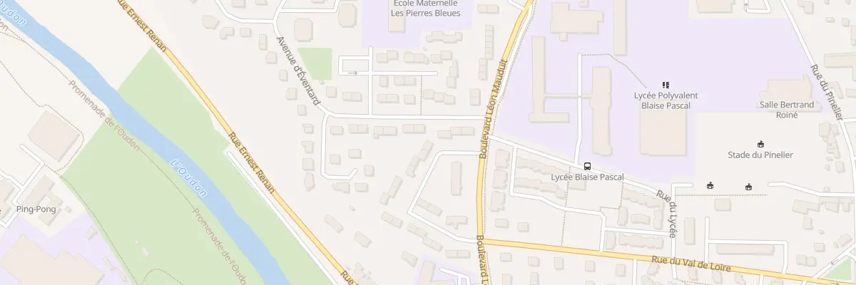Plan du 29 Rue du Val de l’Oudon à Segré-en-Anjou Bleu