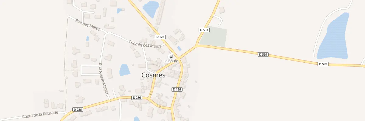 Plan du 26 Rue Principale à Cosmes