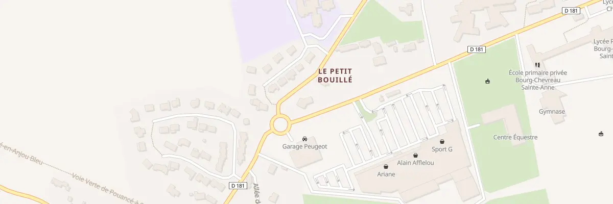 Plan du 25 Rue Gounod à Segré-en-Anjou Bleu