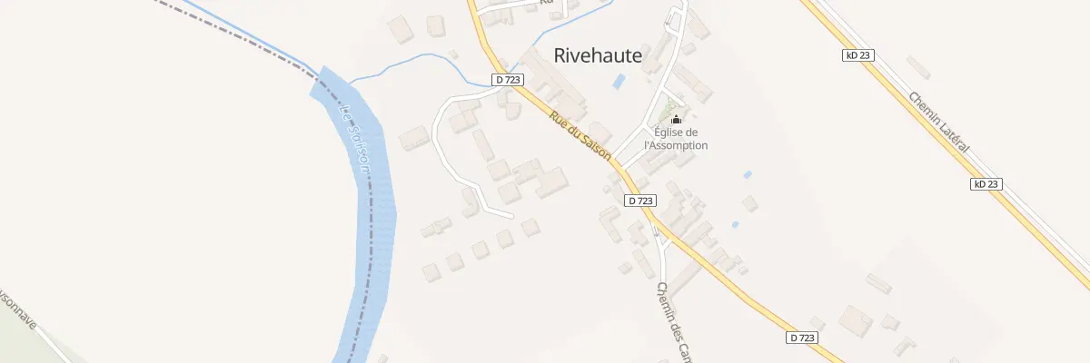 Plan du 5471 Le Bourg à Rivehaute