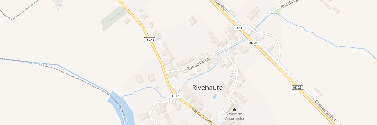 Plan du 5034 Le Bourg à Rivehaute