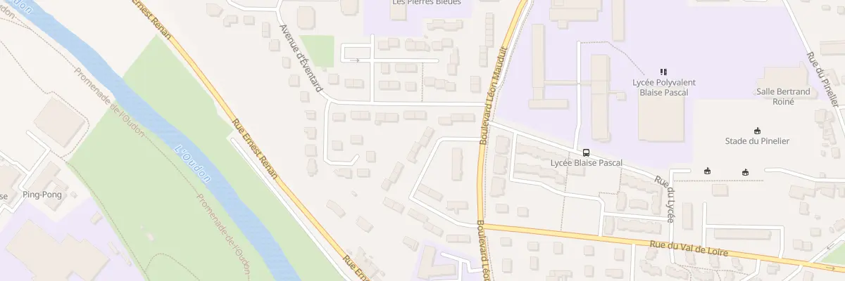 Plan du 27 Rue du Val de l’Oudon à Segré-en-Anjou Bleu