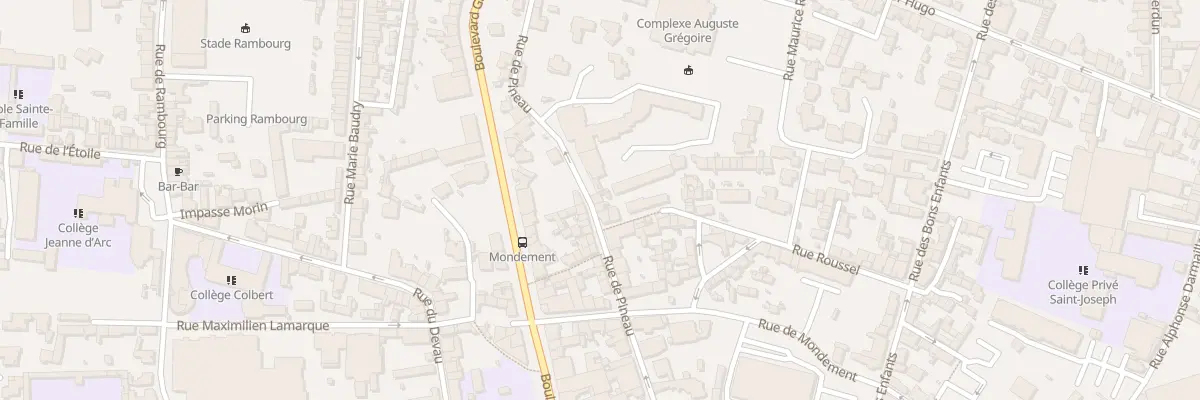 Plan du 42 Rue de Pineau à Cholet
