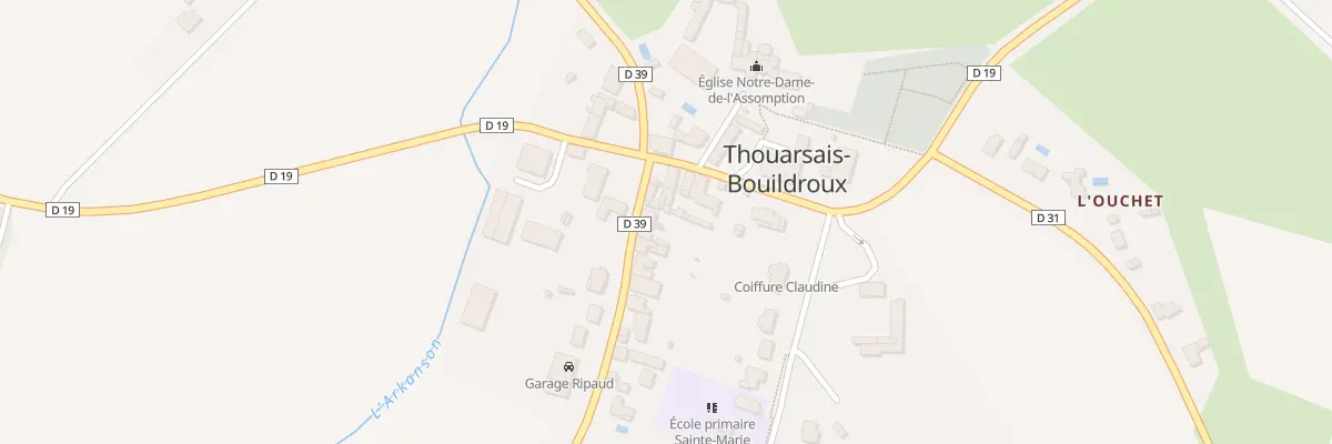 Plan du 7 Rue du Pont à Rives-du-Fougerais