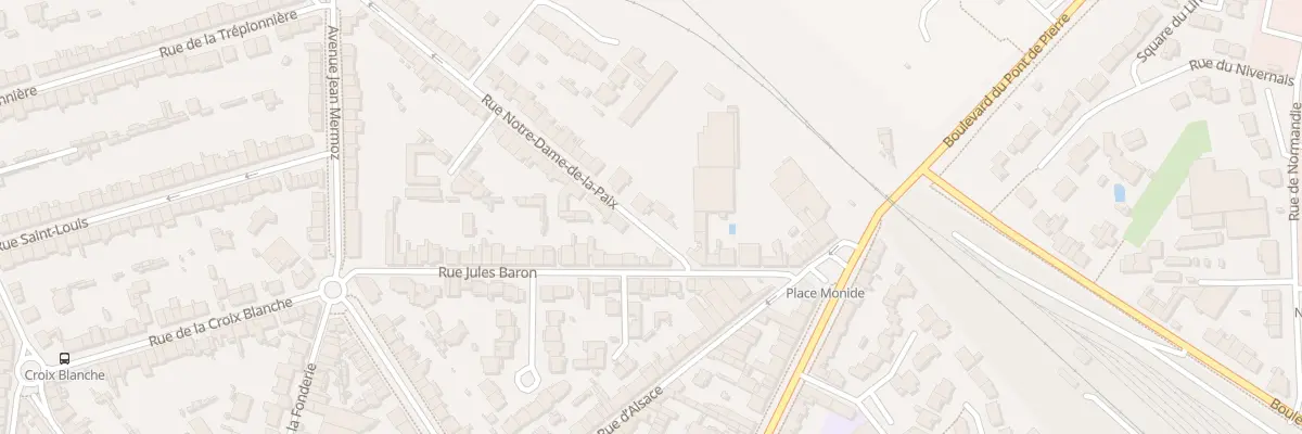 Plan du 4 Rue N Dame de la Paix à Cholet