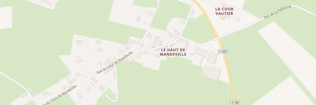 Plan du 5011 Le Haut de Mandeville à Mandeville-en-Bessin