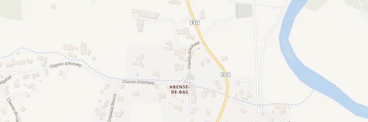 Plan du 8 Che d’Ainharp à Viodos-Abense-de-Bas