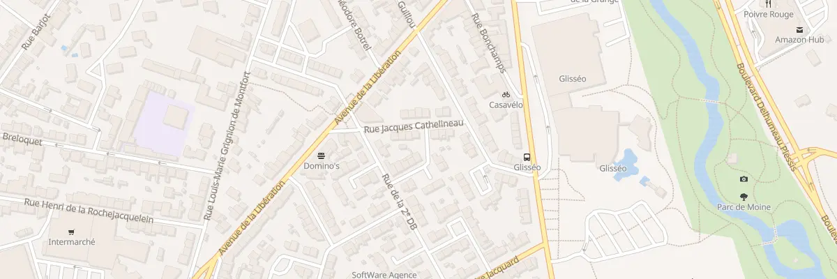 Plan du 7 Rue Jacques Cathelineau à Cholet