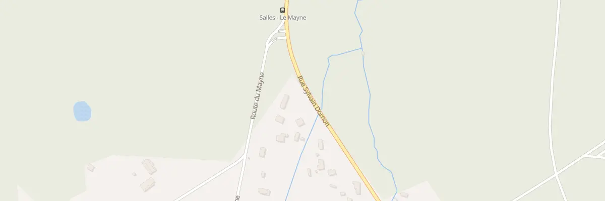 Plan du 1B Rue Sylvain Dornon à Salles