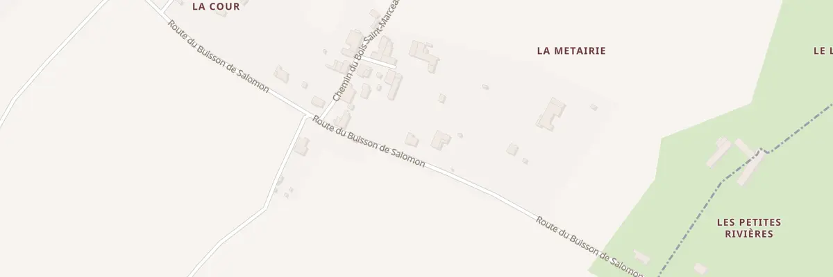 Plan du 40 Rte Rte du Buisson de Salomon à Anais