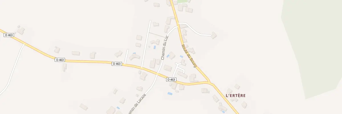 Plan du 61 Rte de Saint-Girons à Ossages