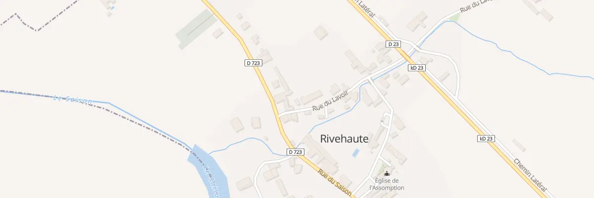 Plan du 3 Rue du Lavoir à Rivehaute