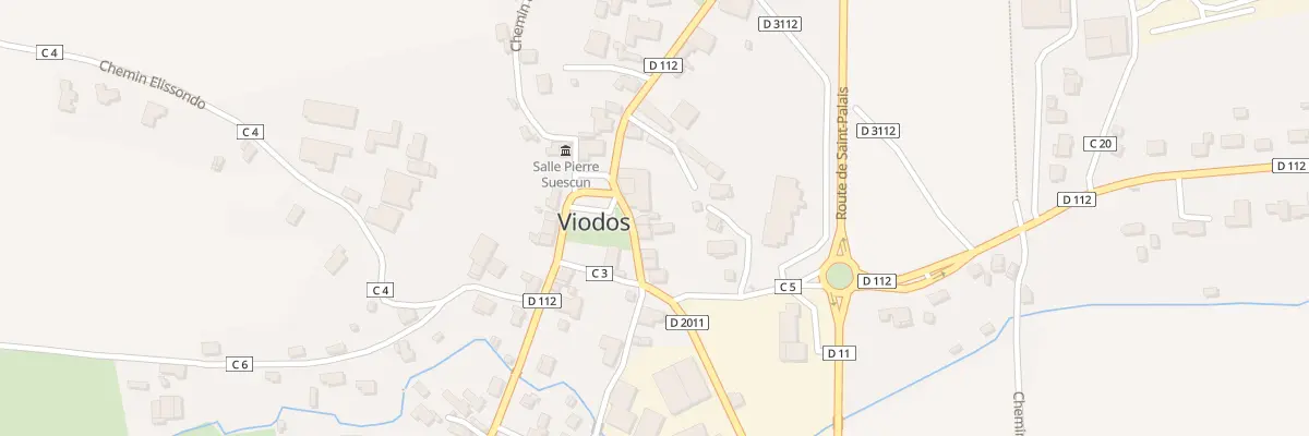 Plan du 5034 Viodos à Viodos-Abense-de-Bas