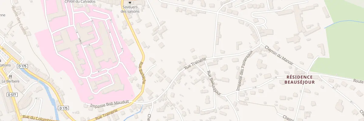 Plan du 526 Rue Trainerie Vire à Vire Normandie