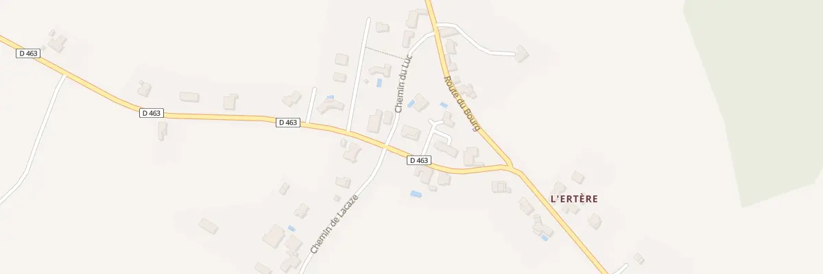 Plan du 9 Rte de Saint-Girons à Ossages