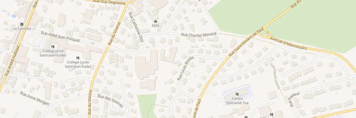 Plan du 23 Rue Louis Braille - Vire à Vire Normandie