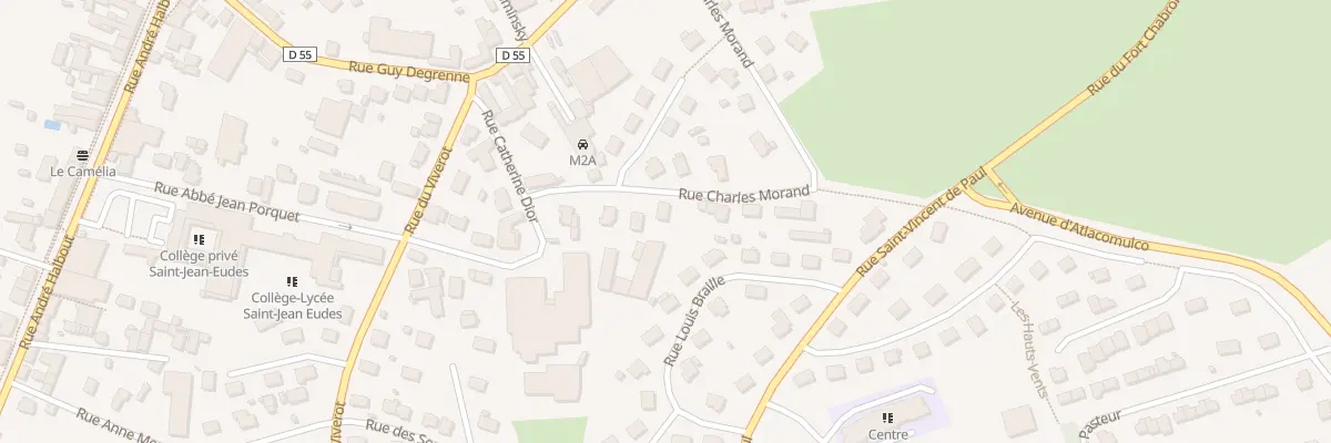 Plan du 100 Rue Charles Morand - Vire à Vire Normandie
