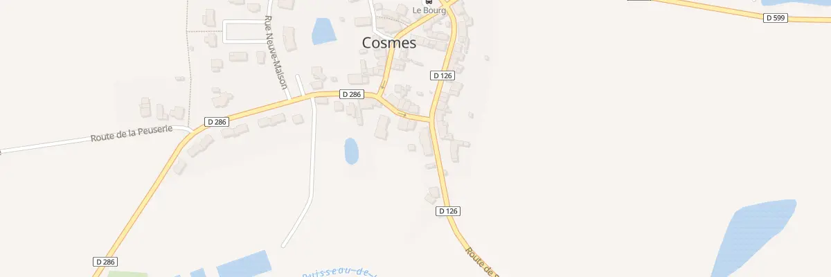 Plan du 5 Rue Principale à Cosmes
