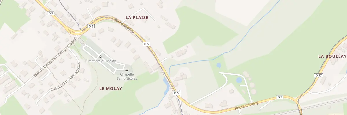 Plan du 5081 La Plaise à Saon