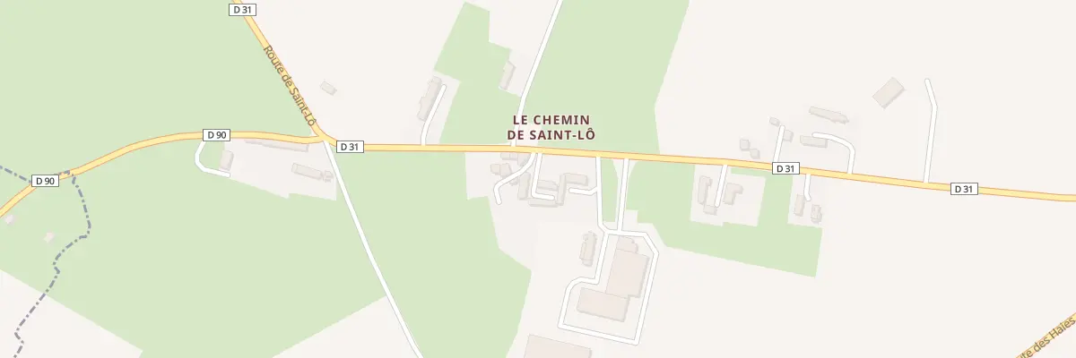 Plan du 1181 Rte de Saint-Lô à Cormolain