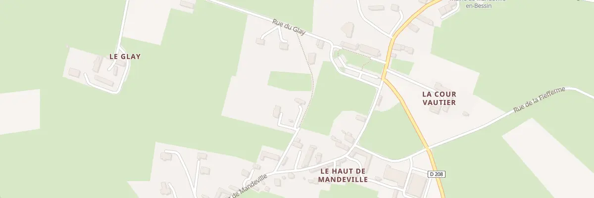 Plan du 5160F Le Haut de Mandeville à Mandeville-en-Bessin