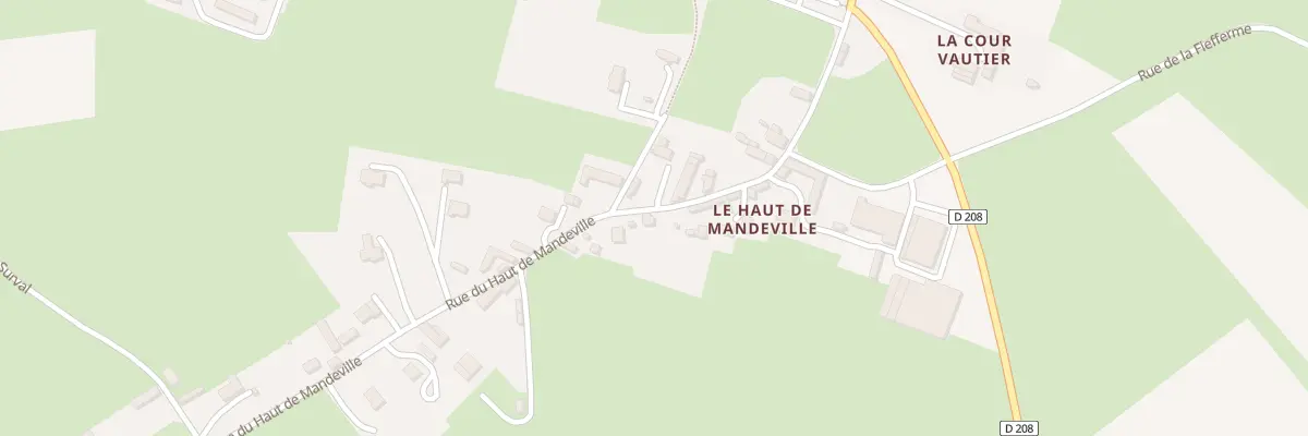 Plan du 5010 Le Haut de Mandeville à Mandeville-en-Bessin