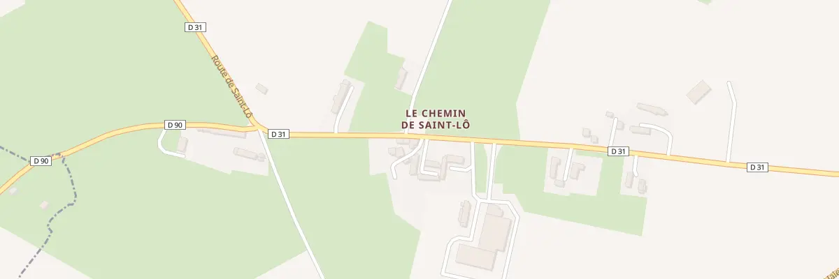 Plan du 1195 Rte de Saint-Lô à Cormolain