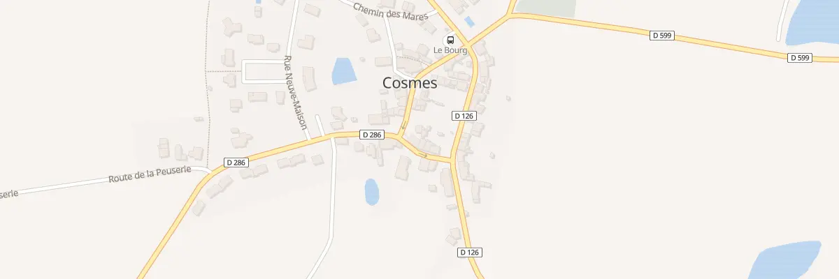 Plan du 6 Rue de la Fontaine à Cosmes