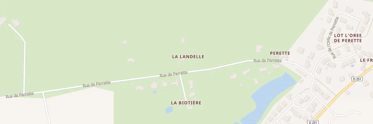Plan du 16 Rue de Perrette à Ahuillé
