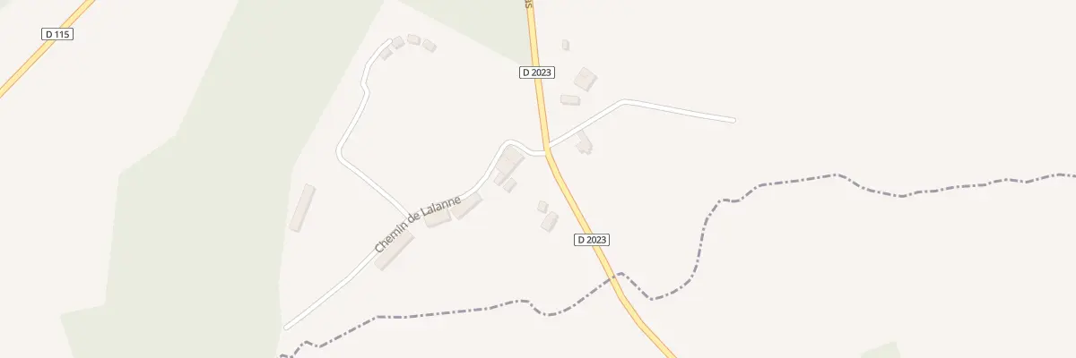 Plan du 5001 Che de Lalanne à Nabas