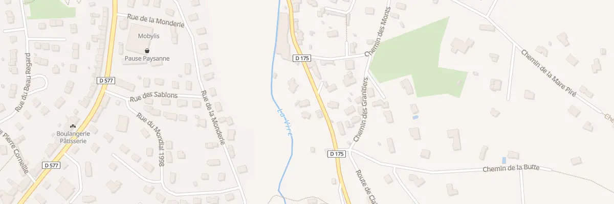 Plan du 14 Rue de Billard - Vaudry à Vire Normandie