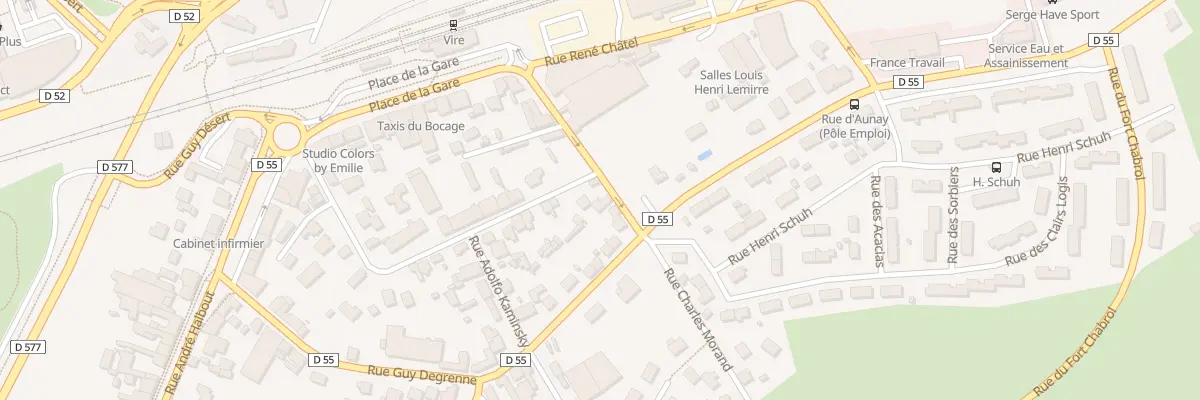 Plan du 1 Rue Jean de la Varende - Vire à Vire Normandie
