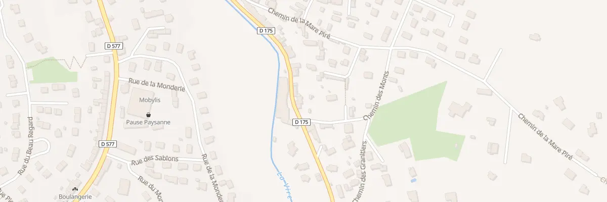 Plan du 33 Rue de Billard - Vaudry à Vire Normandie