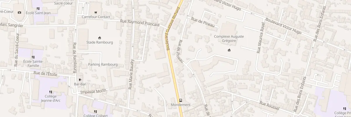 Plan du 73 Rue de Pineau à Cholet