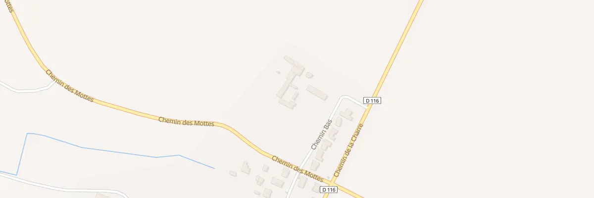 Plan du 1 Che Bas à Virson