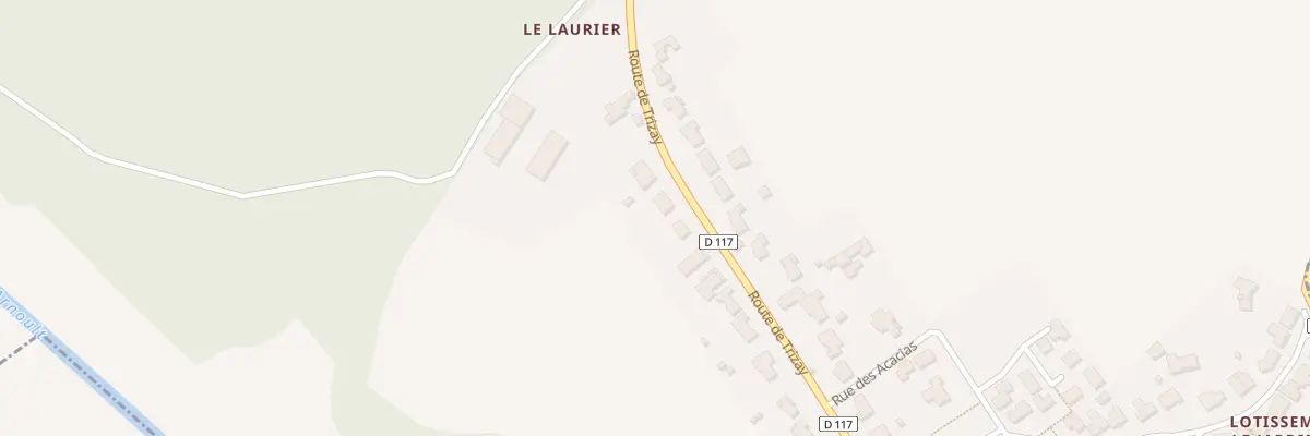 Plan du 37 Rte de Trizay à Sainte-Radegonde