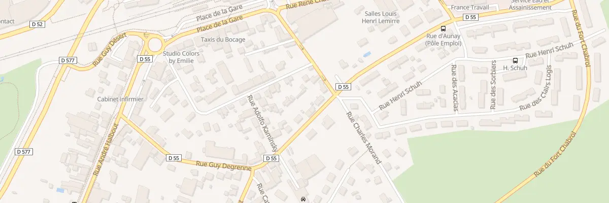 Plan du 47 Rue d’Aunay Vire à Vire Normandie