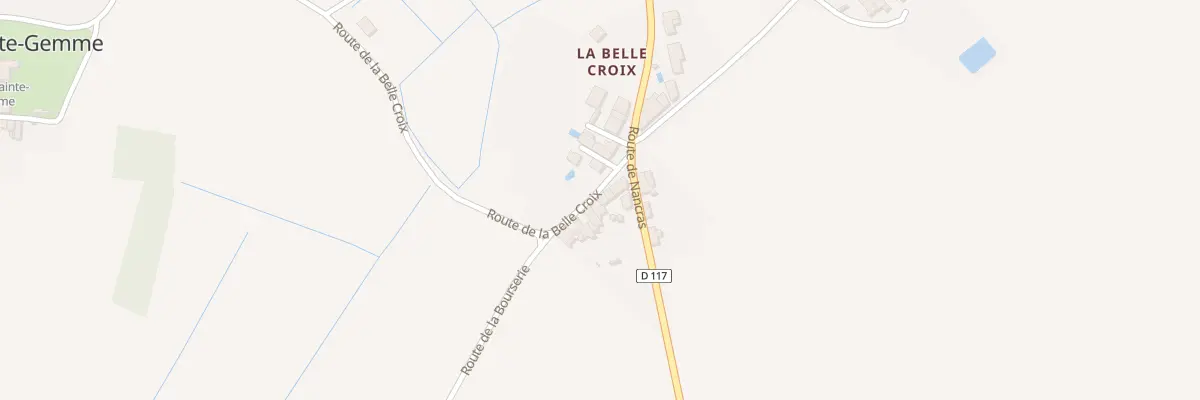 Plan du 14 Rte de la Belle Croix à Sainte-Gemme