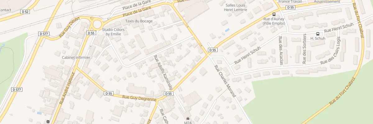 Plan du 45 Rue d’Aunay Vire à Vire Normandie